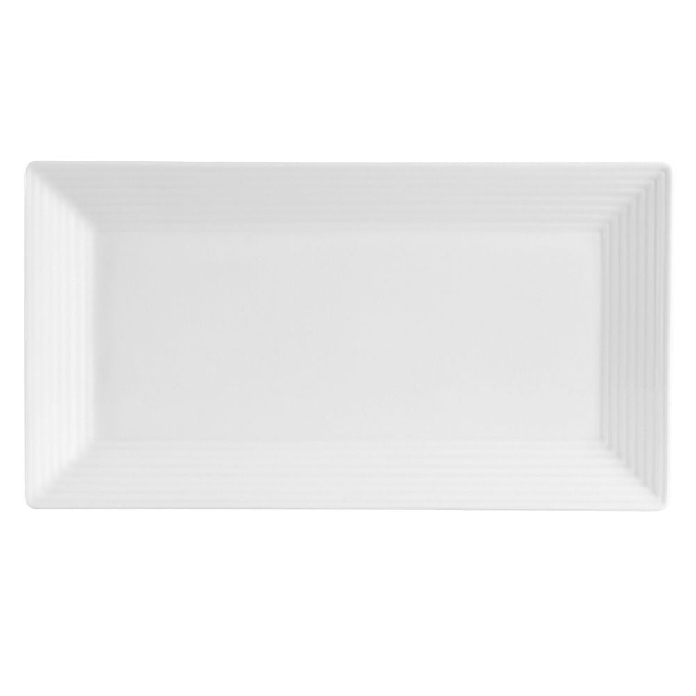 CAC China CBS-RT13 Cambridge Porcelain Platter, 6 1/4" x 11 1/2", 12/Case - Default Title