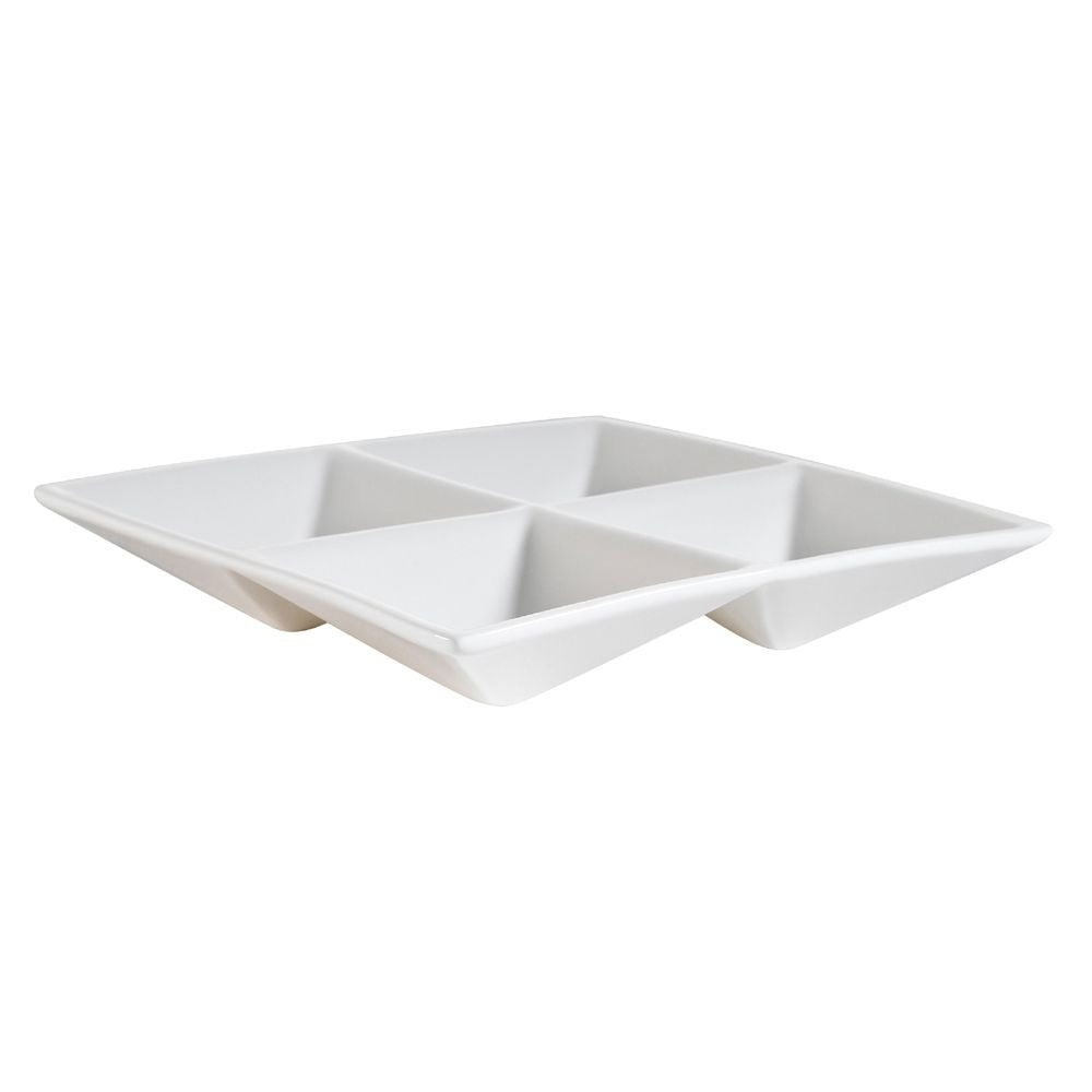 CAC China CMP-A7 Porcelain Dish, 6 1/2" x 6 1/2", 24/Case - Default Title