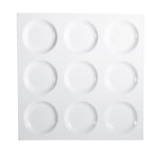 CAC China CMP Porcelain Tray, 1" High, 12/Case - Square