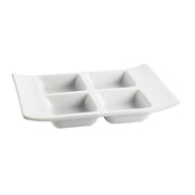 CAC China CN-4T8 Porcelain Tray, 4 oz., White, 24/Case - Default Title