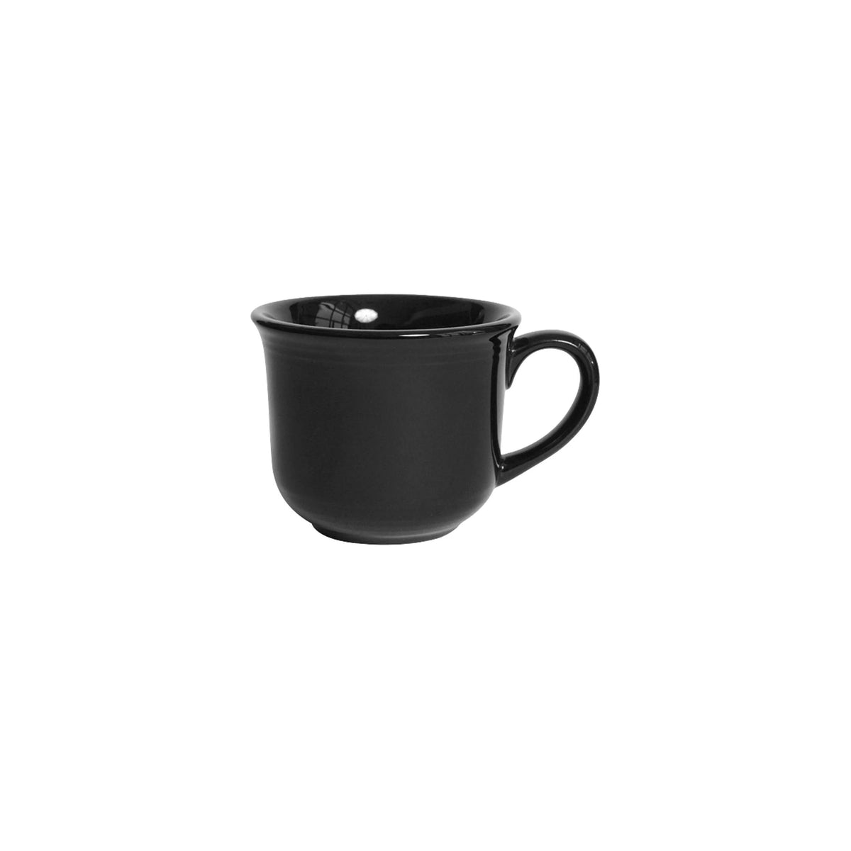 Tuxton Concentrix China Cup, 8 oz., 24/Case - Black
