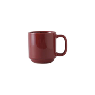Tuxton D6M-110J China Mug, 11 oz., Red, 24/Case - Default Title