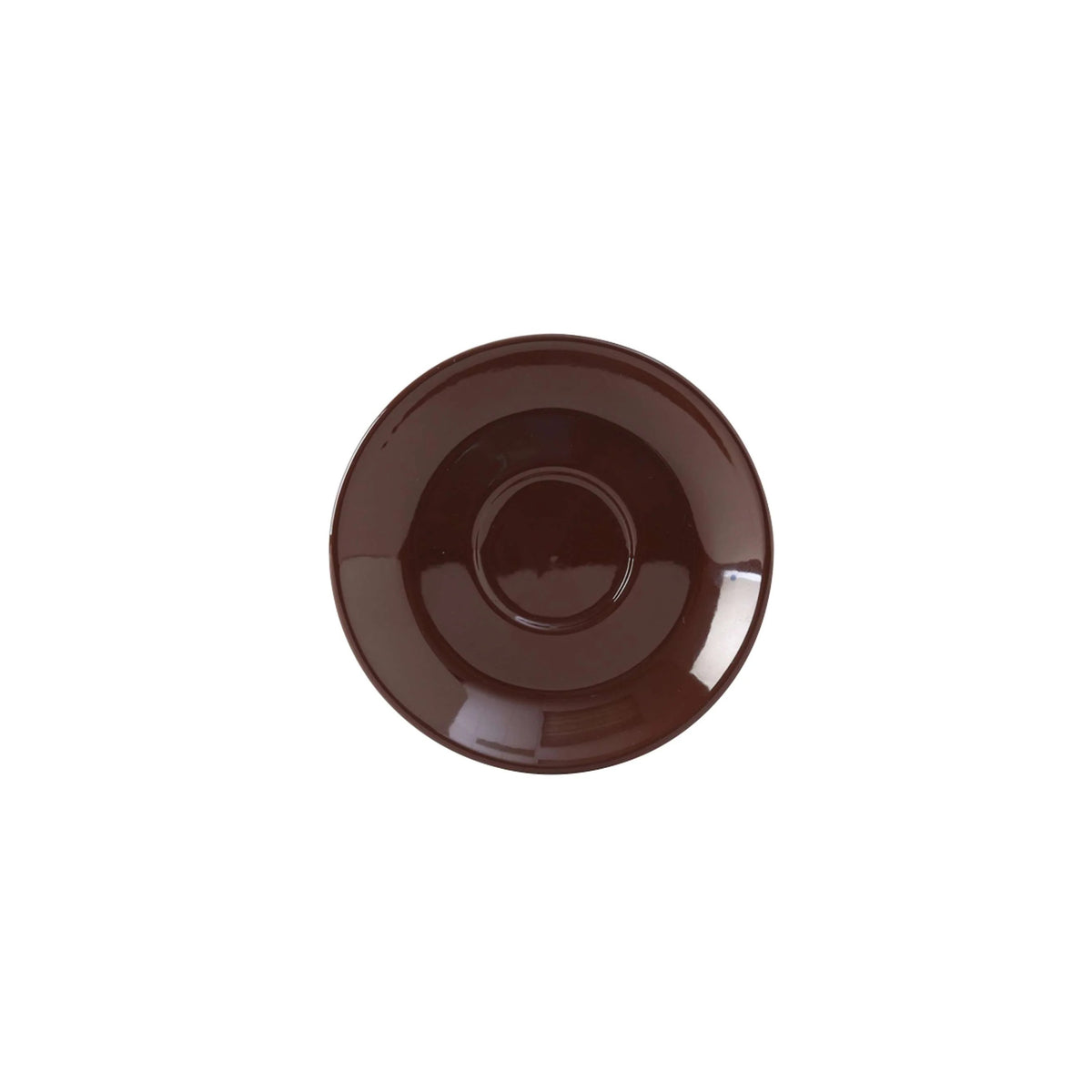 Tuxton China Saucer, 4 5/8" Diameter - Brown
