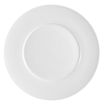 CAC China FDP Paris French Porcelain Plate, 1" High, 12/Case - 11"