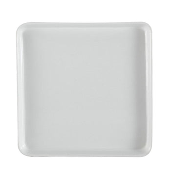 CAC China F-ST9 Fortune Porcelain Tray, 9 1/2" x 9 1/2", White, 24/Case - Default Title