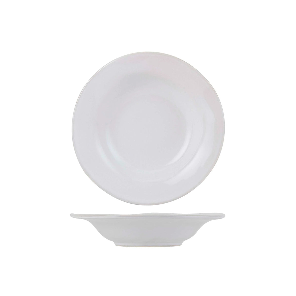 Tuxton TuxTrendz Artisan China Soup Bowl, 9.5 oz., 24/Case - Beige White