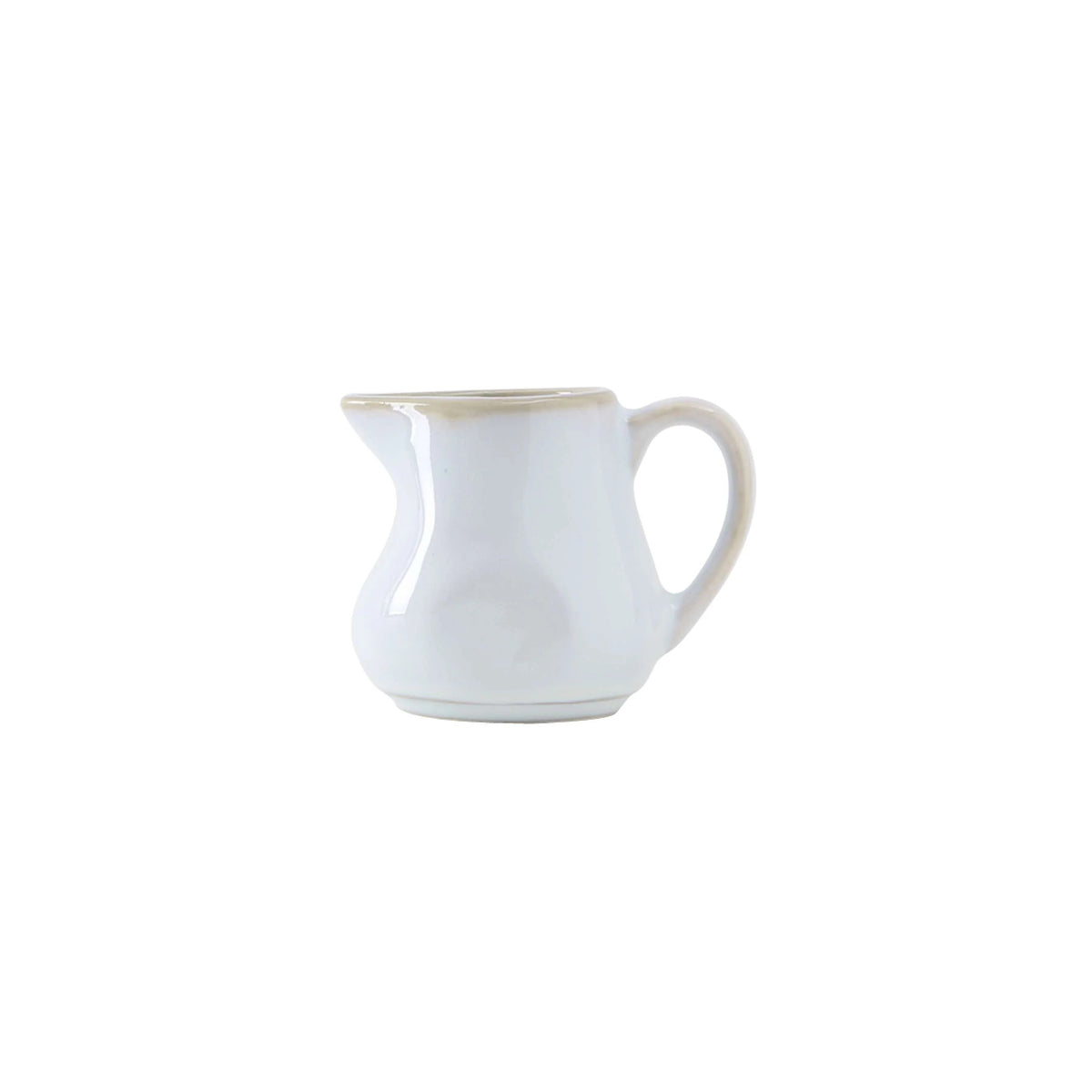 Tuxton TuxTrendz Artisan China Creamer, 4 oz., 12/Case - White