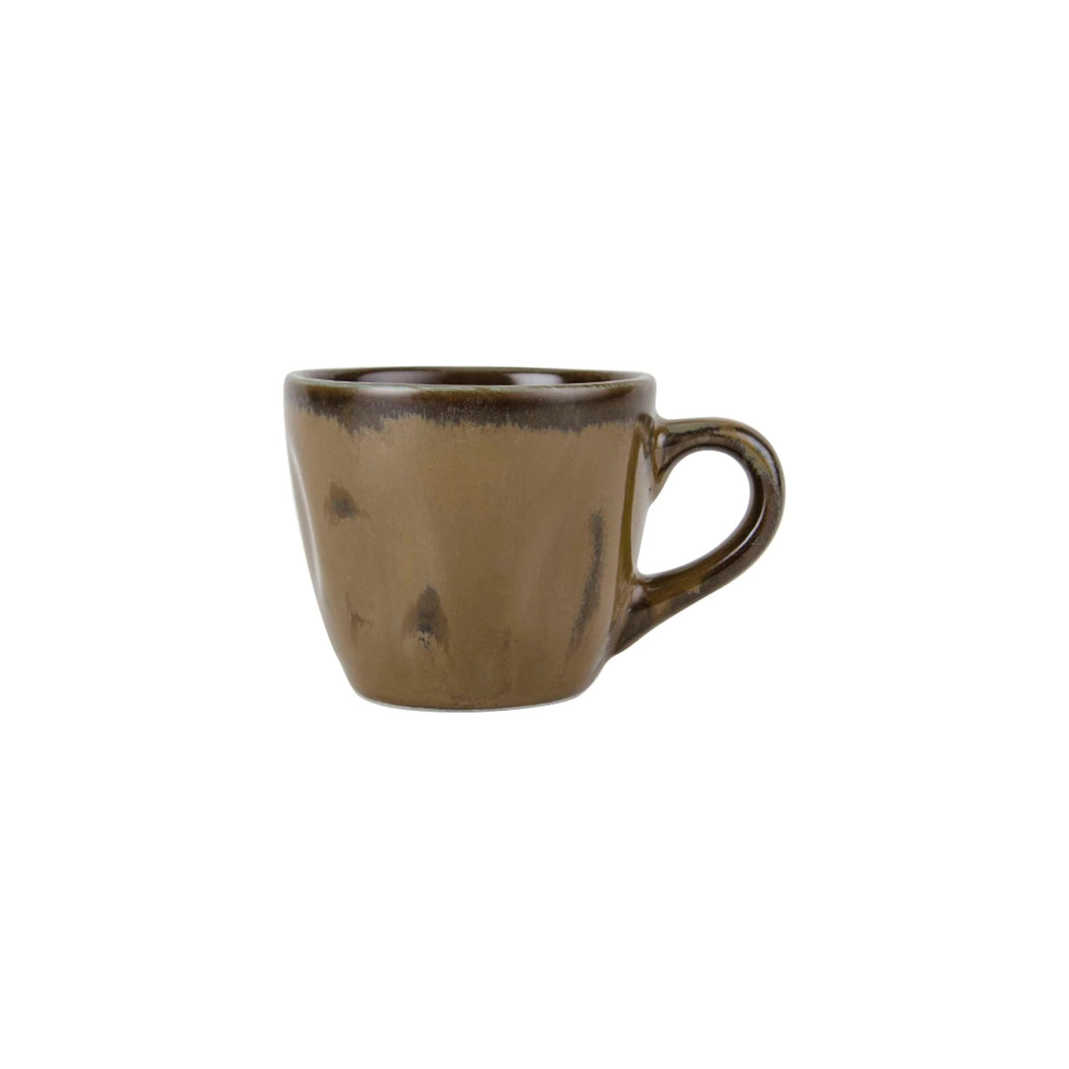 Tuxton TuxTrendz Artisan China Espresso Cup, 3.5 oz., 24/Case - Mojave Espresso