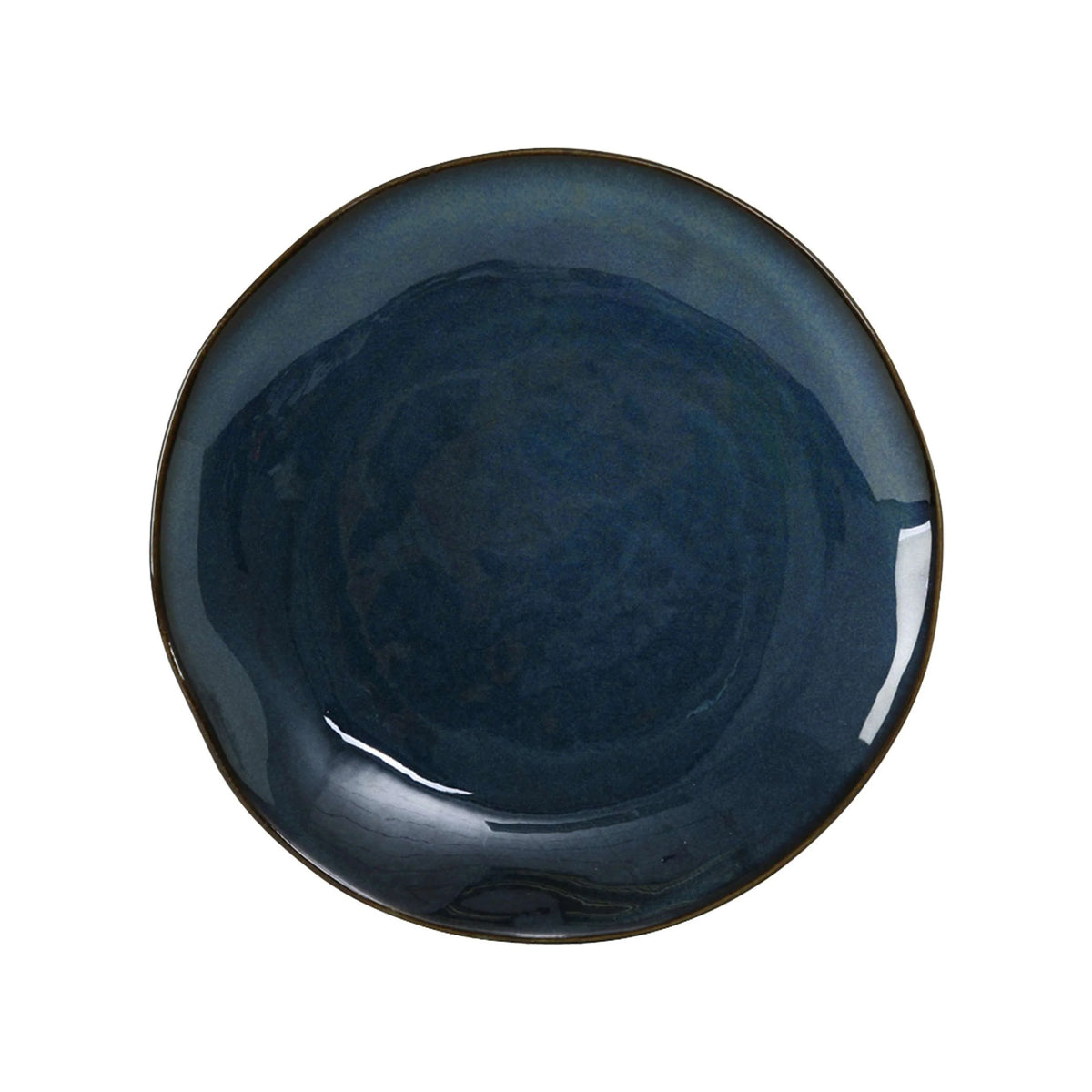 Tuxton TuxTrendz Artisan China Plate, 12/Case - Night Sky