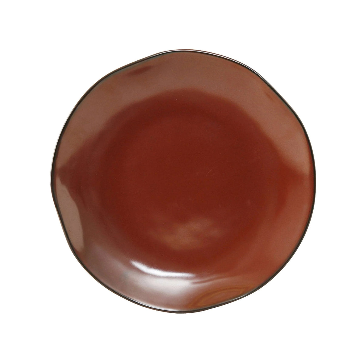 Tuxton TuxTrendz Artisan China Plate, 12/Case - Red Rock