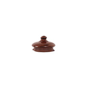 Tuxton TuxTrendz Artisan China Lid, 12/Case - Burgundy Red