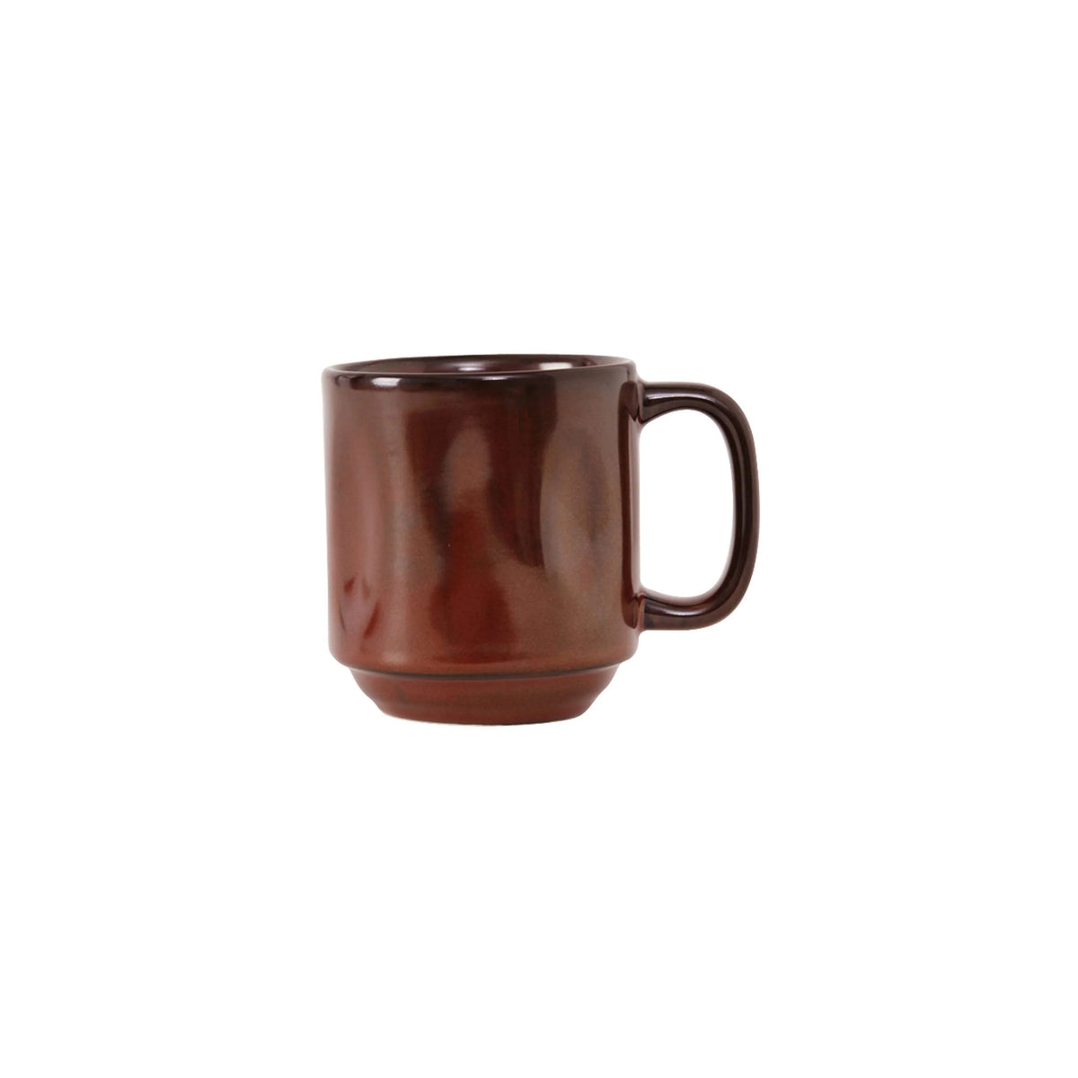 Tuxton TuxTrendz Artisan China Mug, 12 oz., 24/Case - Red Rock