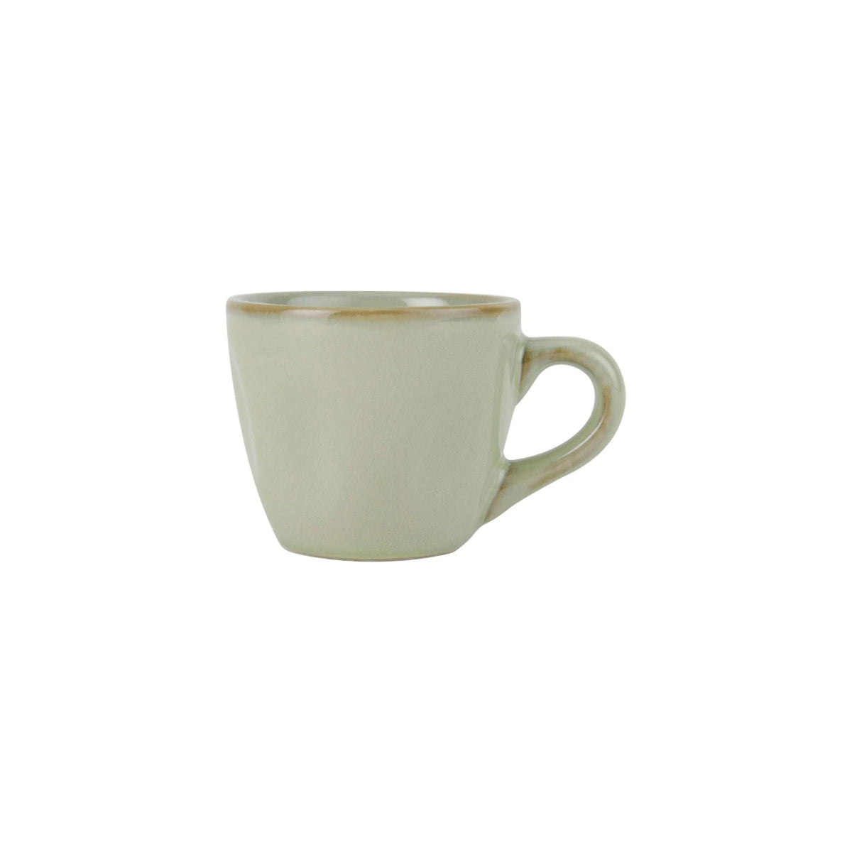 Tuxton TuxTrendz Artisan China Espresso Cup, 3.5 oz., 24/Case - Sagebrush Espresso