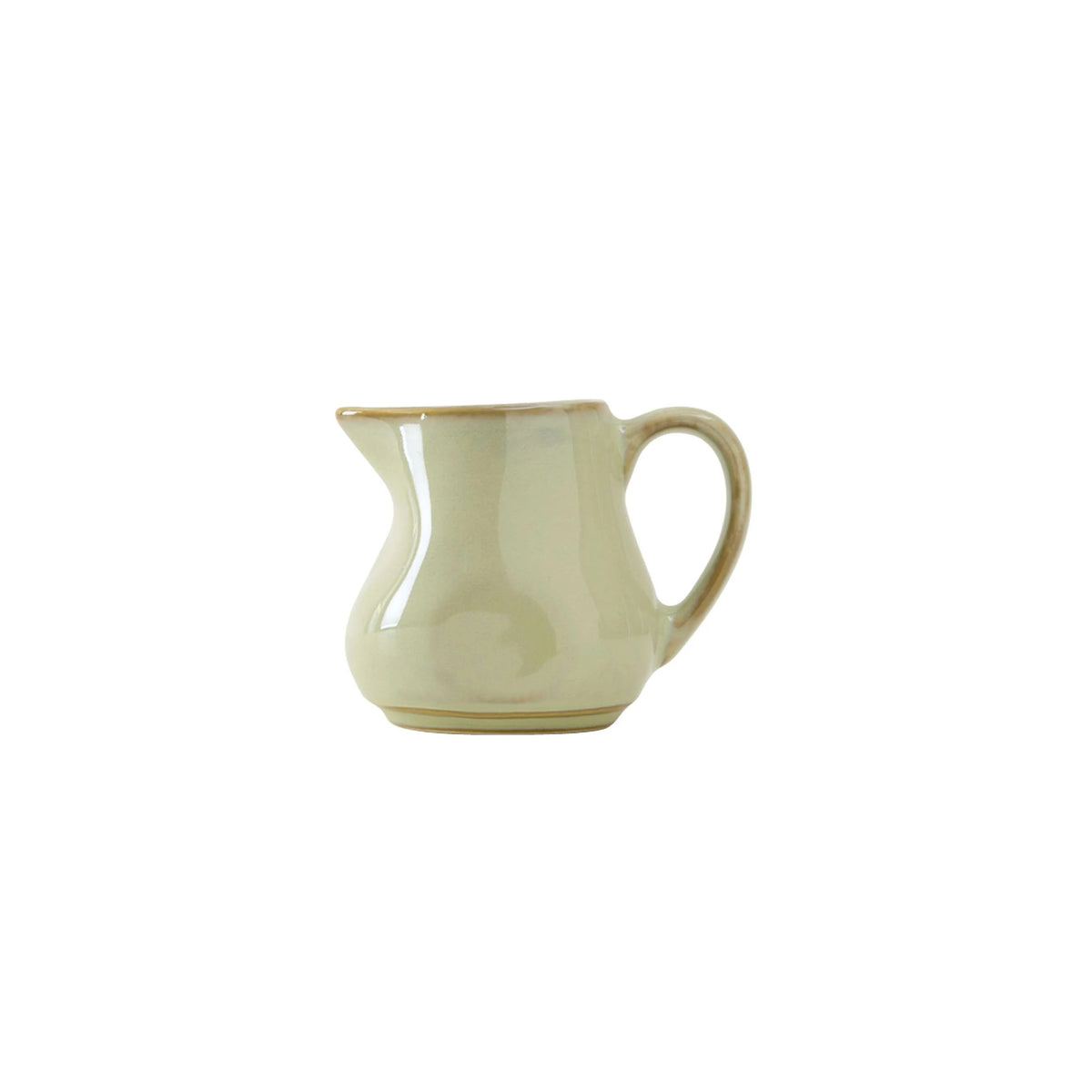 Tuxton TuxTrendz Artisan China Creamer, 4 oz., 12/Case - Green