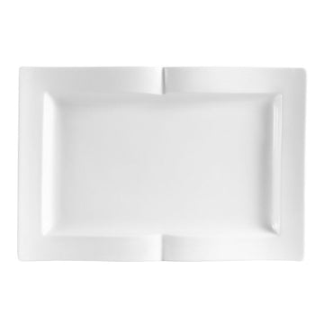 CAC China GBK-14 Goldbook China Platter, 9 1/8" x 13 1/2", 12/Case - Default Title