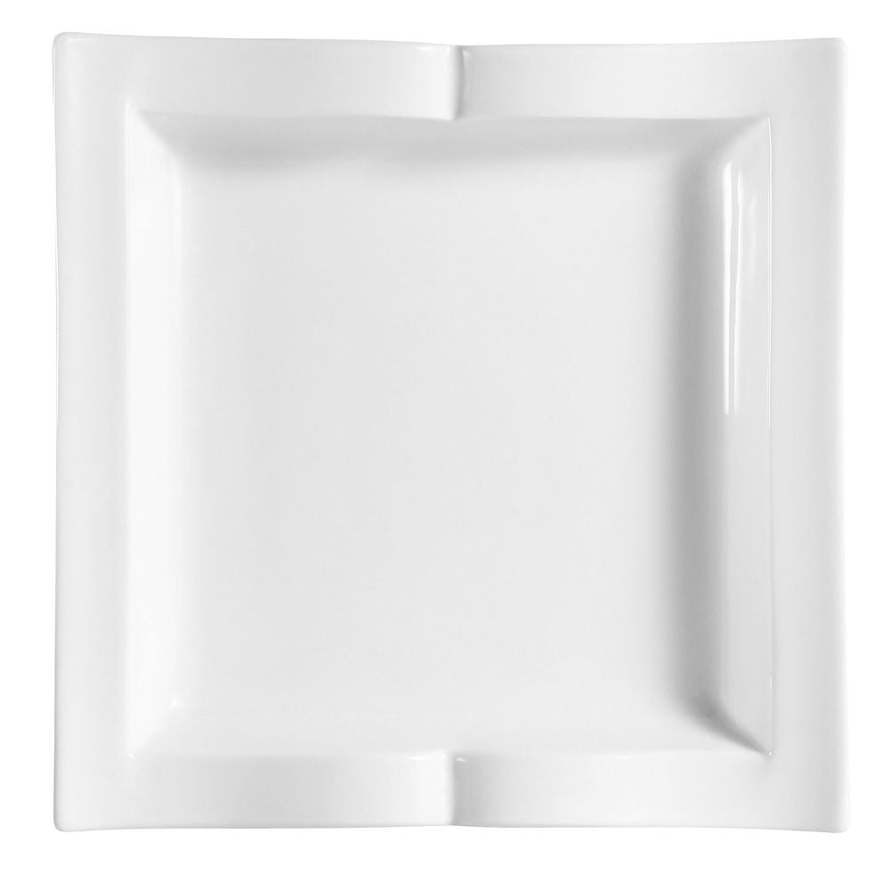 CAC China GBK-8 Goldbook Porcelain China Plate, 8 1/2" x 8 1/2", 24/Case - Default Title