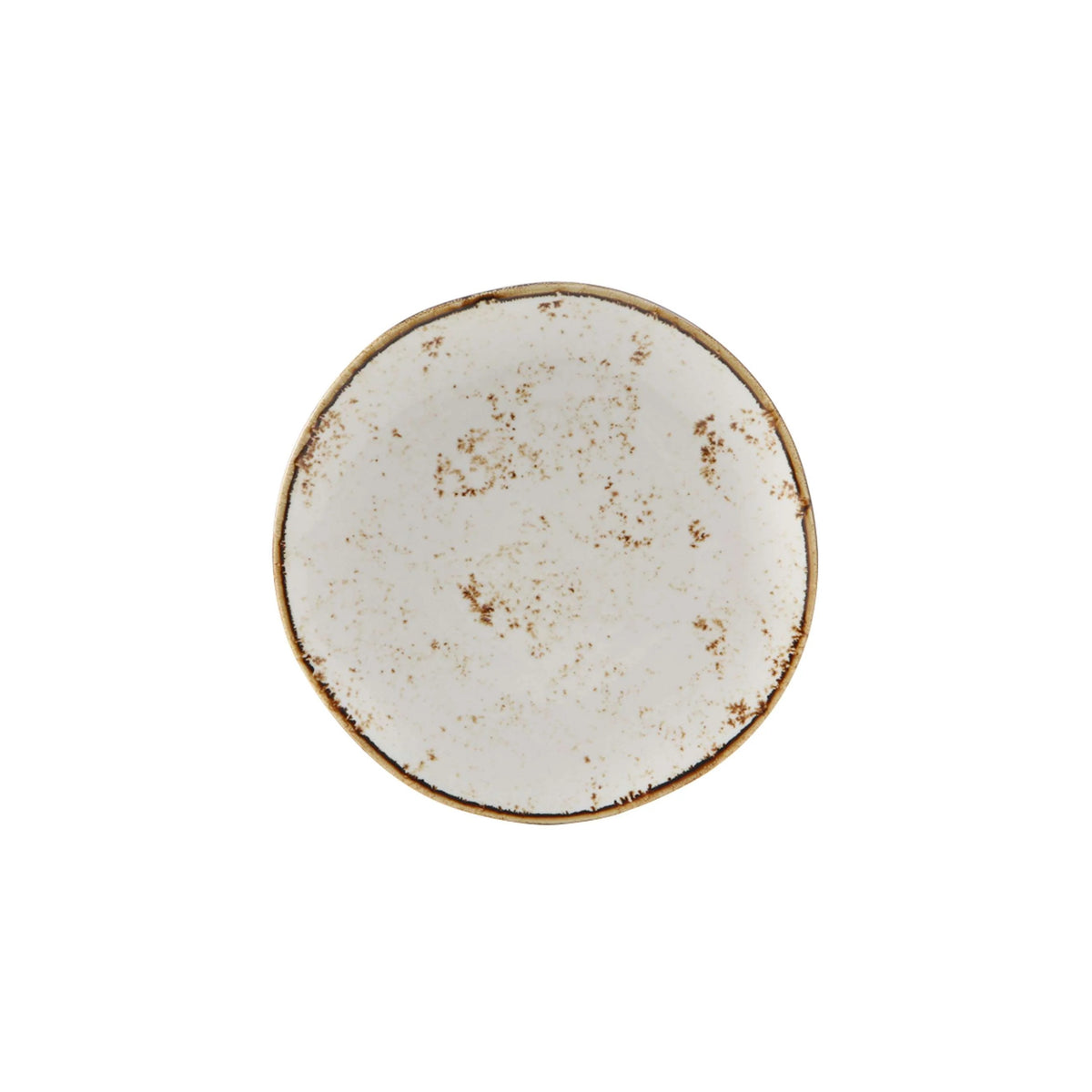Tuxton TuxTrendz Artisan China Plate, 6 1/2" Diameter, 24/Case - Geode Agave