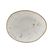 Tuxton TuxTrendz Artisan China Plate, 12" Long, 12/Case - Geode Agave x 9 3/4"