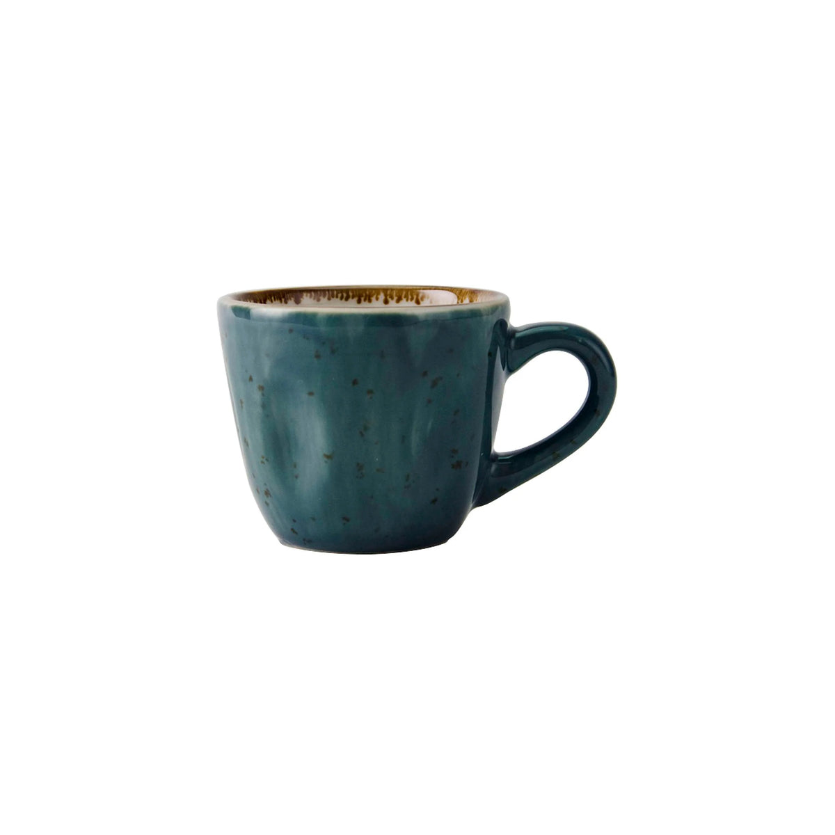 Tuxton TuxTrendz Artisan China Espresso Cup, 3.5 oz., 24/Case - Geode Azure