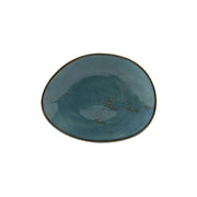 Tuxton TuxTrendz Artisan China Plate, 12/Case - Geode Azure x 6 7/8"