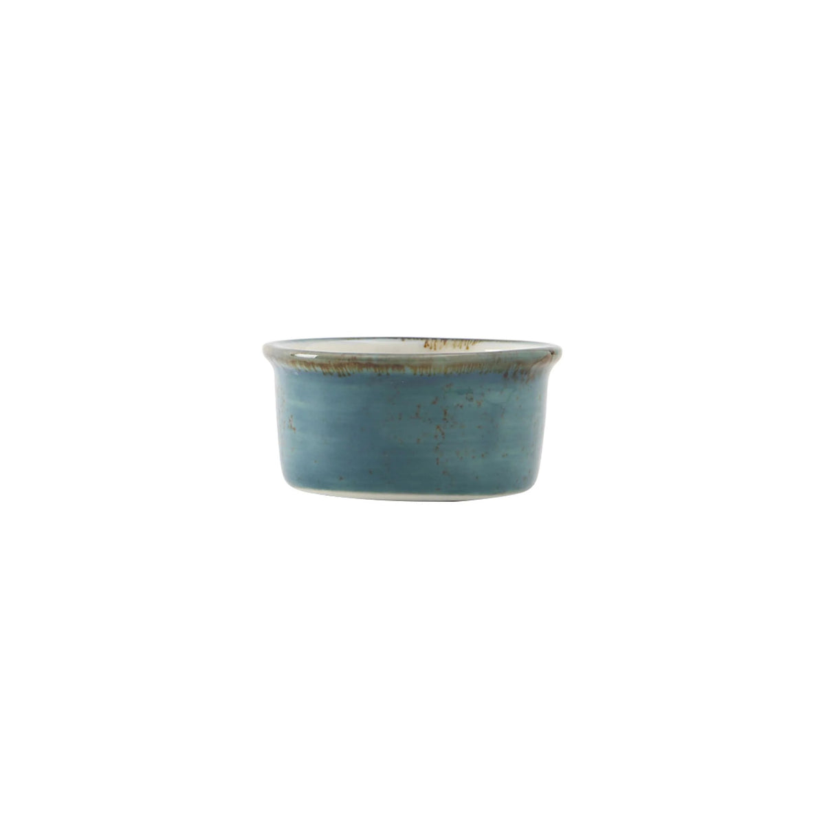 Tuxton TuxTrendz Artisan China Ramekin, 2.5 oz., 24/Case - Geode Azure