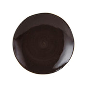 Tuxton TuxTrendz Artisan China Plate, 12/Case - Geode Mushroom