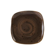 Tuxton TuxTrendz Artisan China Plate, 9" x 9", 12/Case - Geode Mushroom