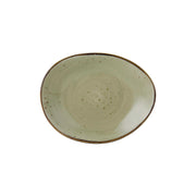 Tuxton TuxTrendz Artisan China Plate, 12/Case - Geode Olive x 6 7/8"