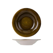 Tuxton TuxTrendz Artisan Geode China Soup Bowl, 9.5 oz., 24/Case - Brown / Organic