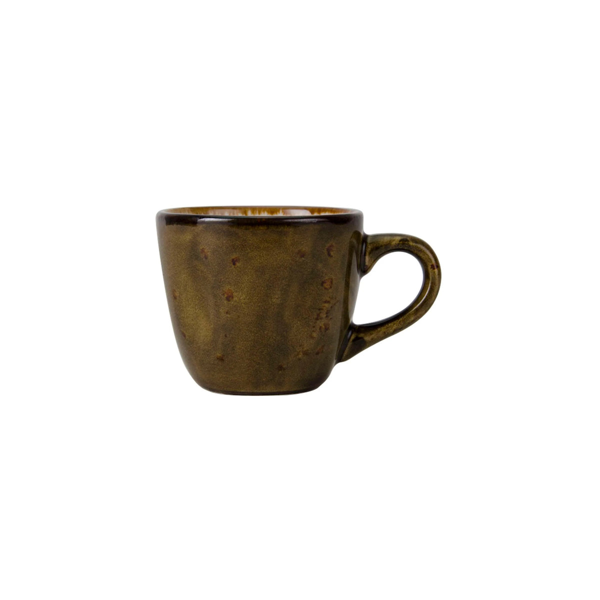 Tuxton TuxTrendz Artisan China Espresso Cup, 3.5 oz., 24/Case - Geode Walnut
