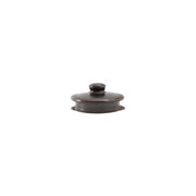 Tuxton China Pot Lid, 12/Case - Black