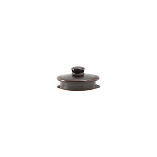 Tuxton China Pot Lid, 12/Case - Black