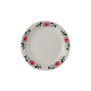 Tuxton LCA Western Rose China Plate, Multicolor - 7 1/4"