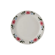 Tuxton LCA Western Rose China Plate, Multicolor - 9"