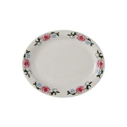 Tuxton LCH Western Rose China Platter, Multicolor - 9 3/4"