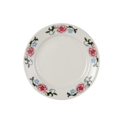 Tuxton LRA-0909 Western Rose China Plate, 9" Diameter, Multicolor, 24/Case - Default Title