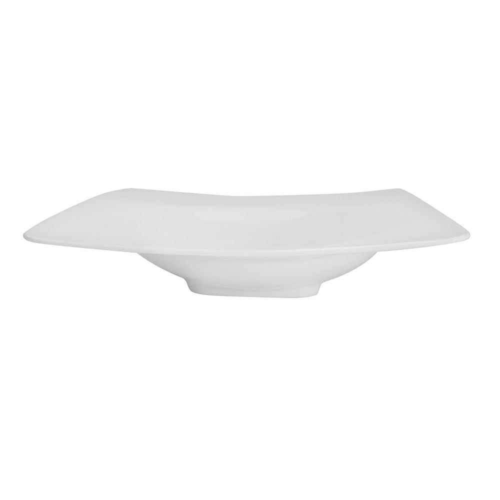 CAC China MDN-3 Modern Porcelain Soup Bowl Plate, 10 oz., 24/Case - Default Title