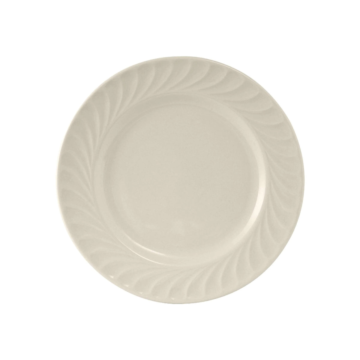 Tuxton MEA Meridian China Plate, Ivory - 10 1/2"
