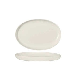 Tuxton MWH TuxTrendz Malibu China Platter, White, 12/Case - 10 1/2"