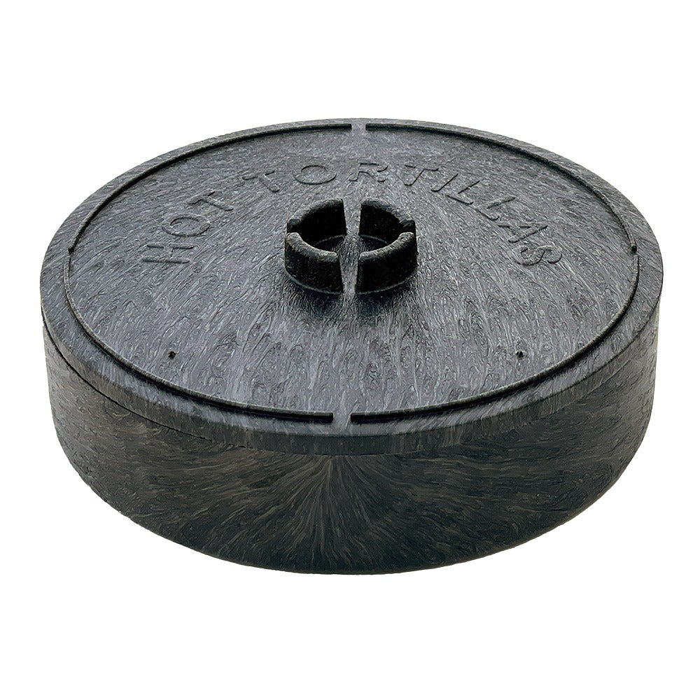HS Inc. NHS1004- Charcoal Polyethylene Tortilla Server, 7" Diameter, Black, 12/Case - Default Title