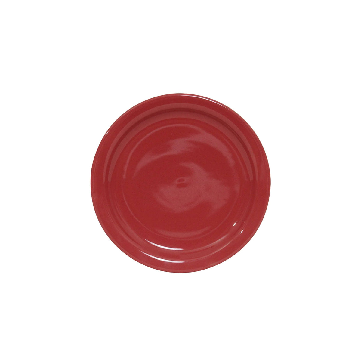 Tuxton NQA TuxCare Healthcare China Plate, Red - 6 1/2"