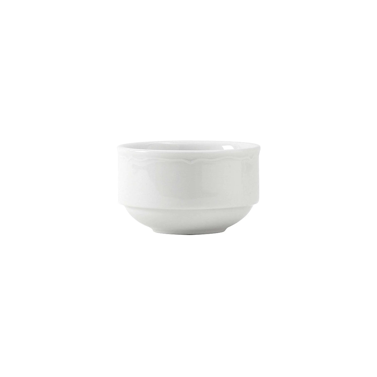 Tuxton SCB-080S Charleston China Bouillon Cup, 8 oz., Bright White, 36/Case - Default Title