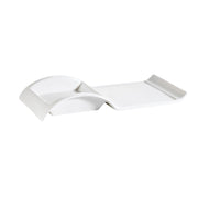CAC China PLT-10 Porcelain Platter, 5" x 10", Ivory, 12/Case - Default Title