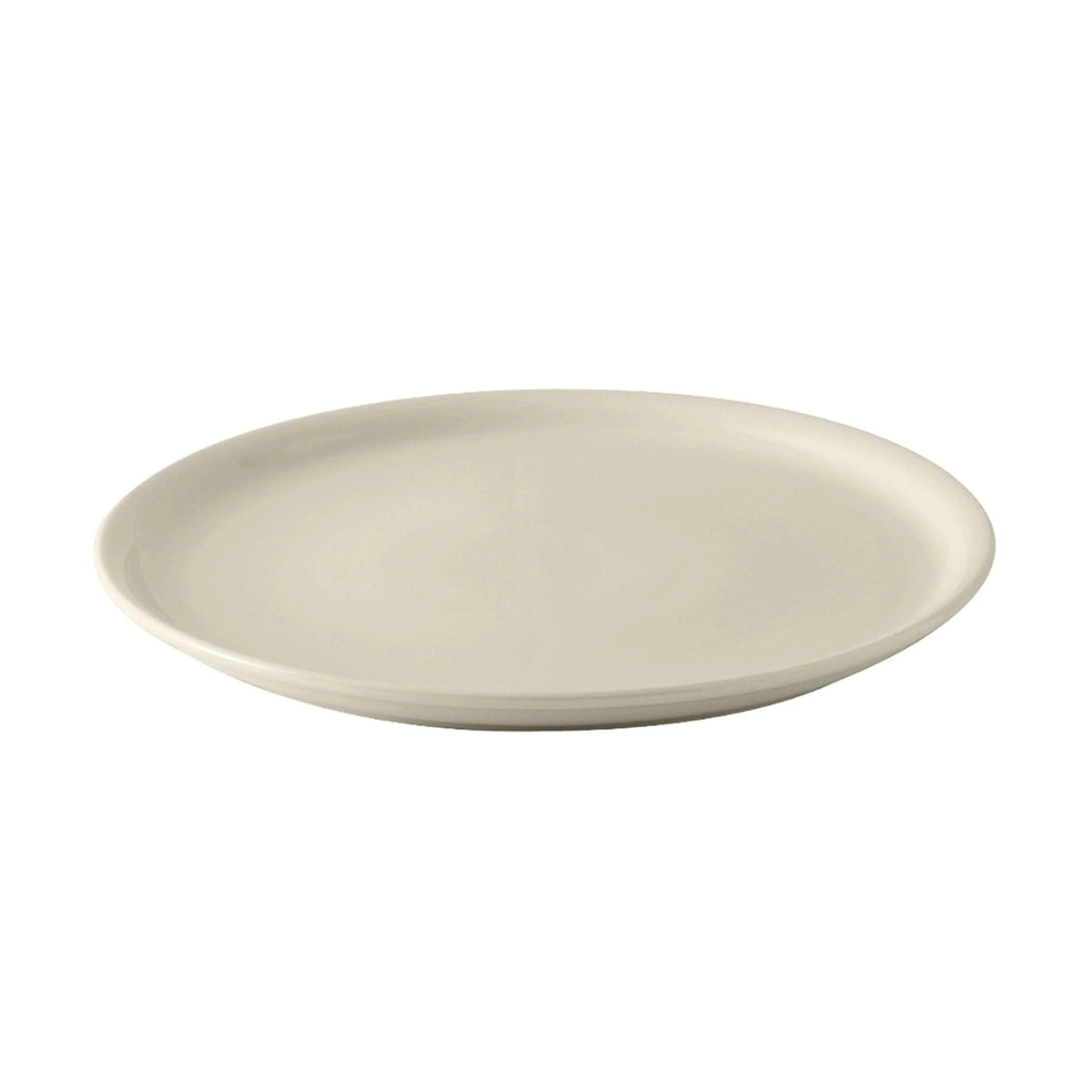 Tuxton Accessories Eggshell Pizza Plate, 13 1/8" Diameter, 6/Case - Eggshell