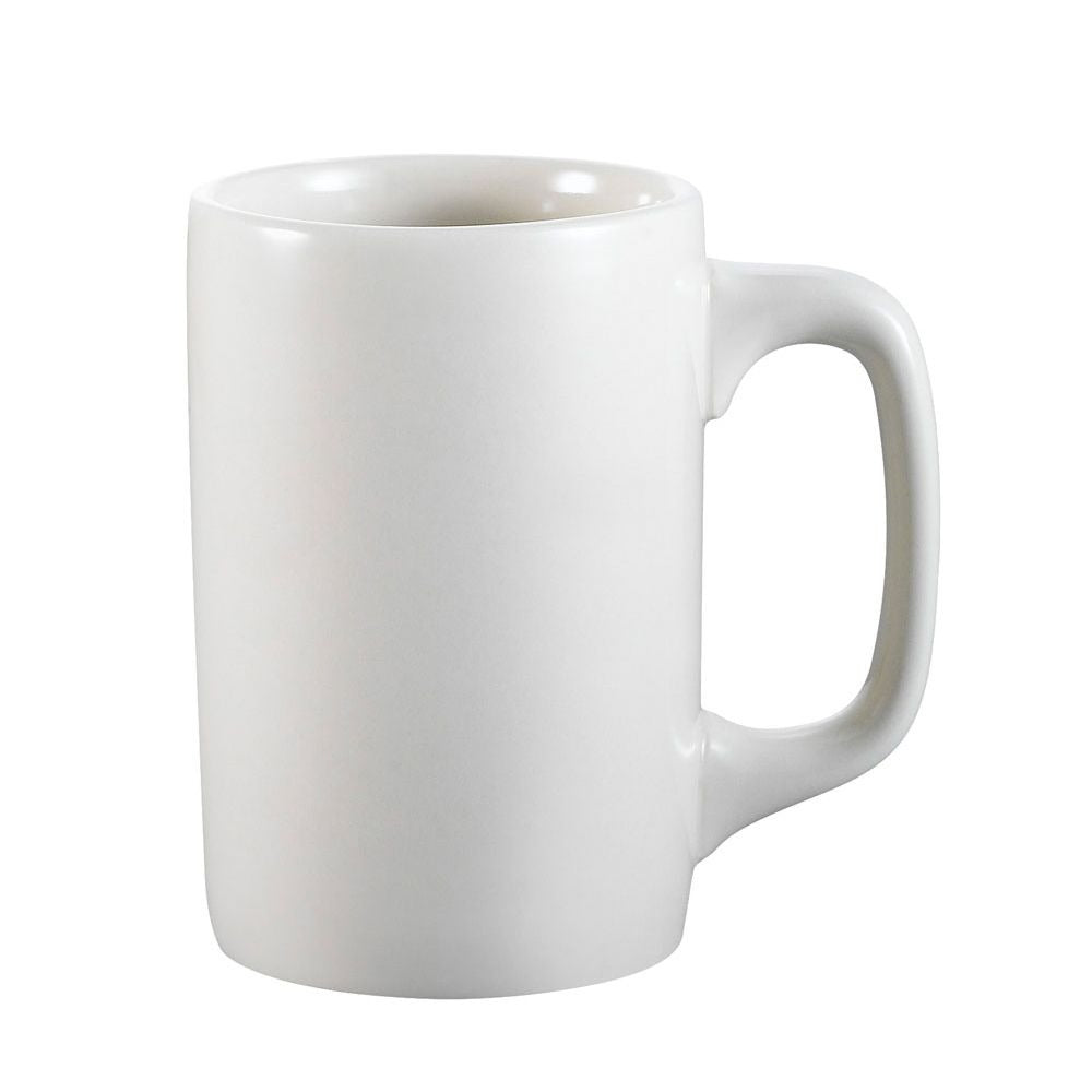 CAC China PRM-12 Venice Mug, 12 oz., 36/Case - Bright White White