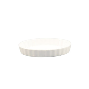 CAC China QSV Serving Dish, 1" High, White, 36/Case - 6"