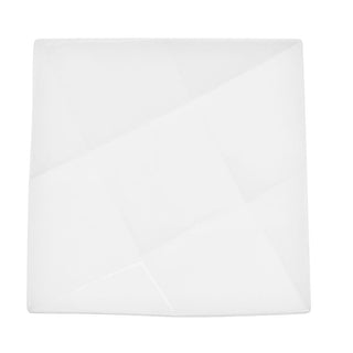 CAC China QZT-8 Crystal Porcelain Plate, 9" x 9", 24/Case - Default Title