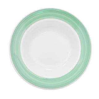 CAC China R-115-G Rainbow Stoneware Pasta Bowl, 24 oz., 12/Case - Default Title