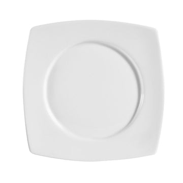 CAC China RCN-SQ5 Clinton Colorful Porcelain Plate, 6" x 6", 36/Case - Default Title