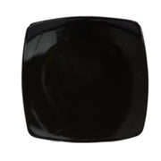 CAC China R-FS21-BLK Clinton Colorful Stoneware Plate, 11 7/8" x 11 7/8", Black, 12/Case - Default Title